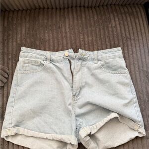 Light Blue Denim Women's Shorts